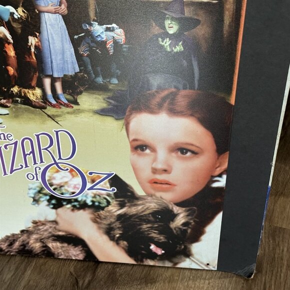 Vintage Wizard of Oz Tin Sign Plaque Dorothy Witch Melting KMart 1990's - Picture 3 of 8